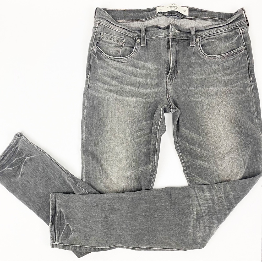 ABERCROMBIE | Gray Stretch Denim SZ 8
